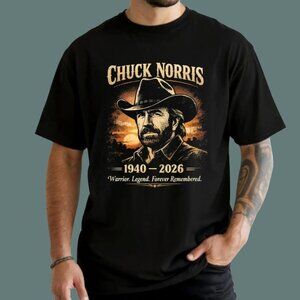 Chuck Norris 1940 2026 Warrior Legend Forever Remembered T-Shirt
